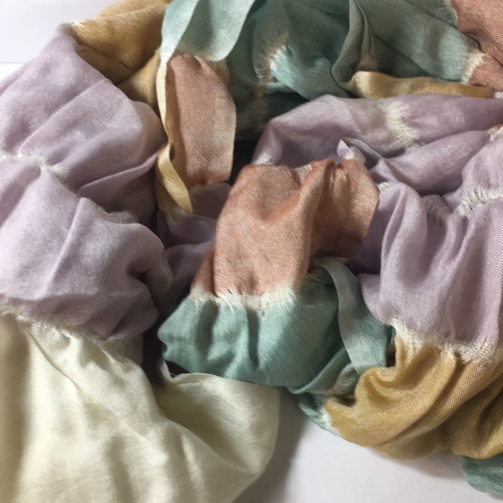 Silk ad wool scarf